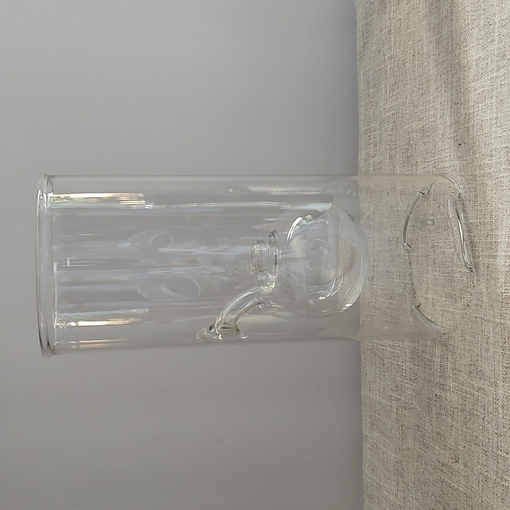 Wolford Glass Oil Lamp 9 In pre-owned vintage